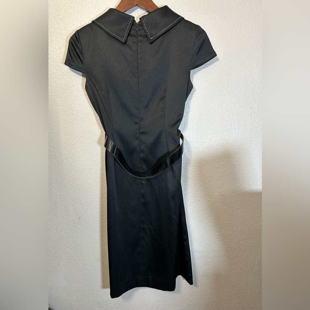 London Times Black Dress Size 4 - Picture 6 of 15